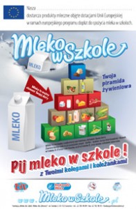 plakat - mleko w szkole 2013